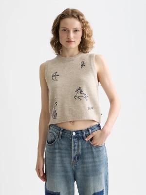 dámská vyšívaná vesta SCOTCH & SODA 
