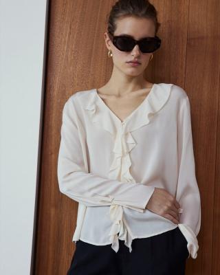 halenka krepová YERSE XS