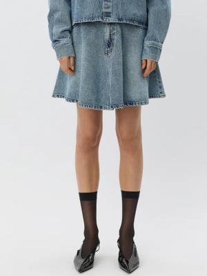 mini sukně jeans SOFIE SCHNOOR 