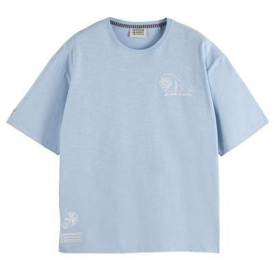 pánské vyšívané tričko SCOTCH & SODA 